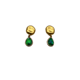Vintage Drop-shaped Dangle Drop Earrings For Women Gold Tone Dainty Statement Earrings