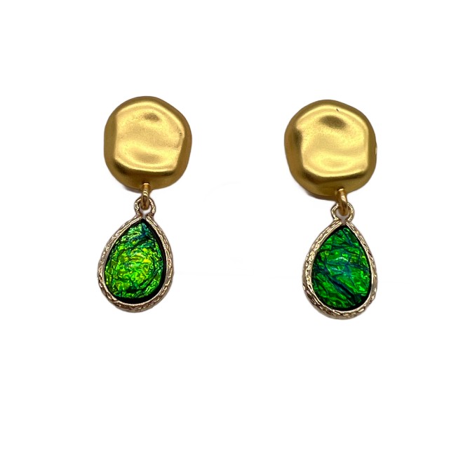 Vintage Drop-shaped Dangle Drop Earrings For Women Gold Tone Dainty Statement Earrings