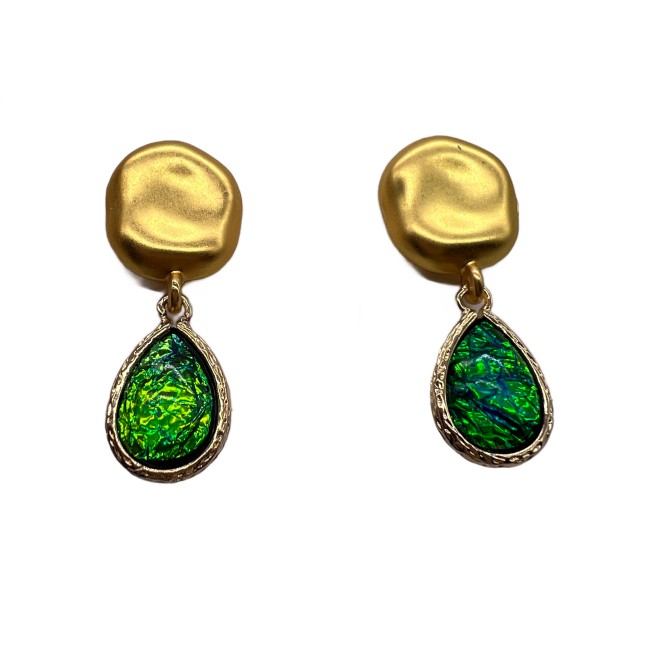 Vintage Drop-shaped Dangle Drop Earrings For Women Gold Tone Dainty Statement Earrings