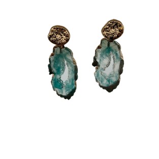 Vintage Irregular Shape Drop Earrings For Women Gold Tone Dainty Statement Earrings