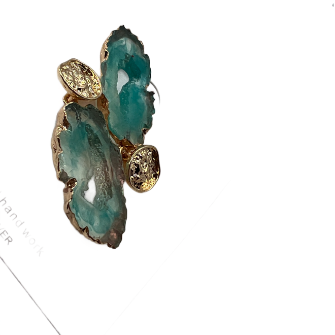 Vintage Irregular Shape Drop Earrings For Women Gold Tone Dainty Statement Earrings